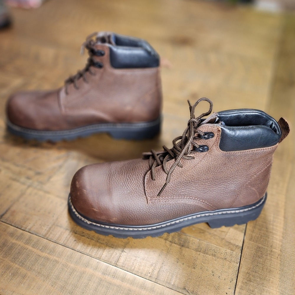 Masterson Boot Co Mens‎ 10 EW Leather Composite Toe Work Boots ASTM F2413-18